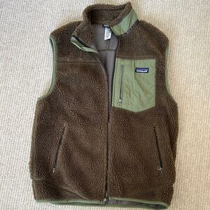Patagonia Olive Green Fleece Vest